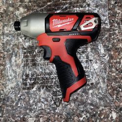 New Milwaukee M12 Compact Impact Driver