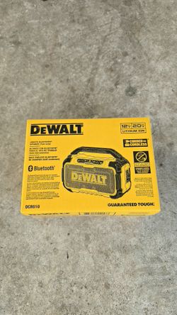 DEWALT Speaker Bocina 20V MAX Cordless Bluetooth Speaker (Tool Only) New Nueva 🛑Precio Firme 🛑