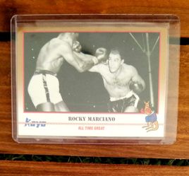 Rocky Marciano Boxing Card