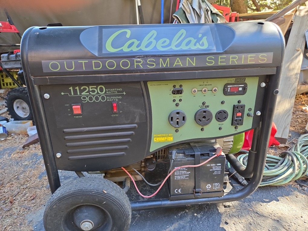 11250/9000 Generator, Remote Start. 27 Hours