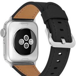 Apple Watch Band 42mm44mm Genuine Leather Watch Strap Compatible with Apple Watch Series 6/5/ 4/ 3 /2/ 1,SE Sport and Edition