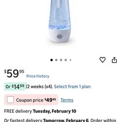 APR Hydrogen infused mist spray bottle