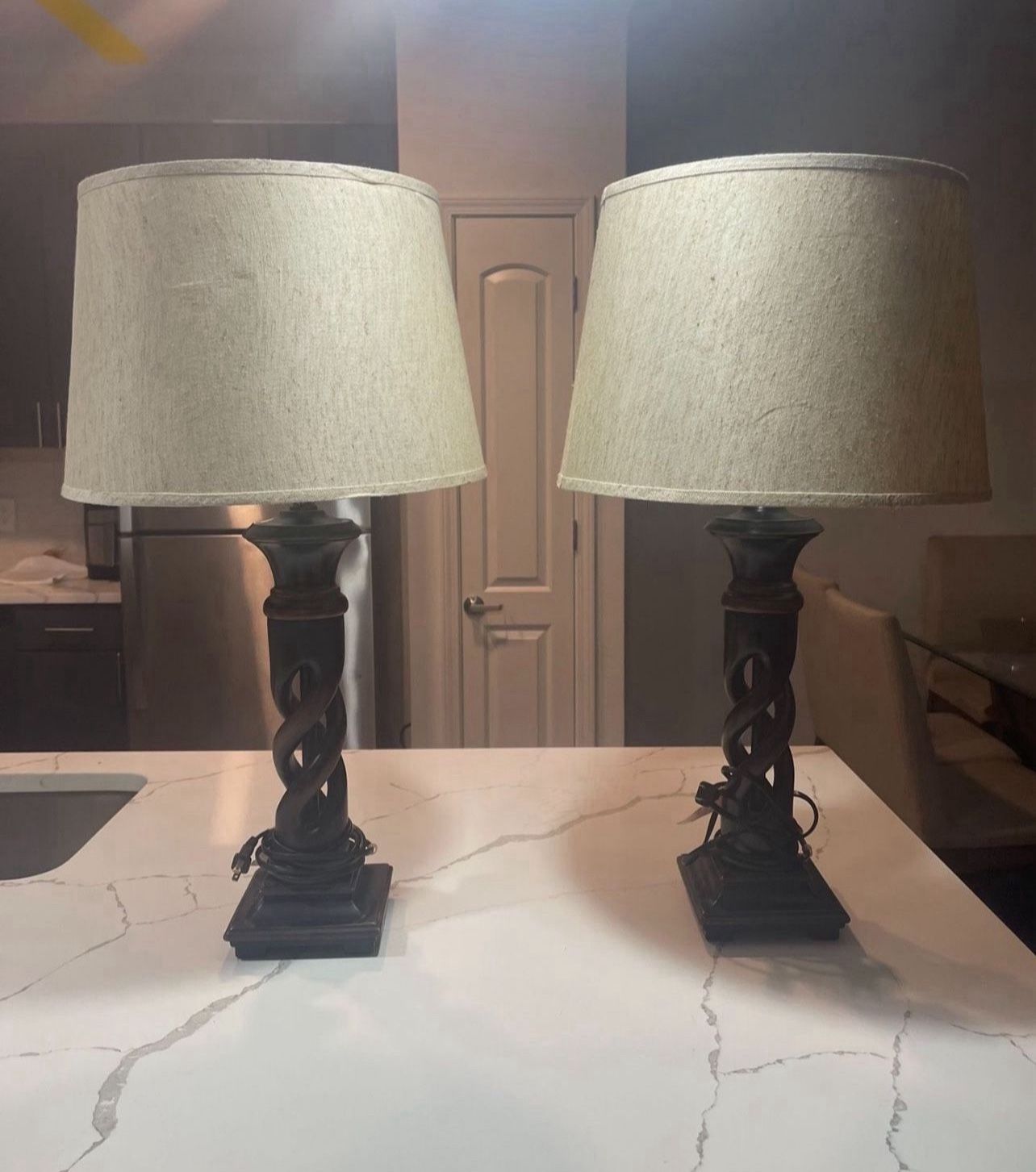 Lámpara De Mesa D Noches 40 El Par