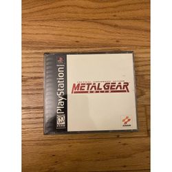 Metal Gear Solid Rare Black Label With Manual Psx