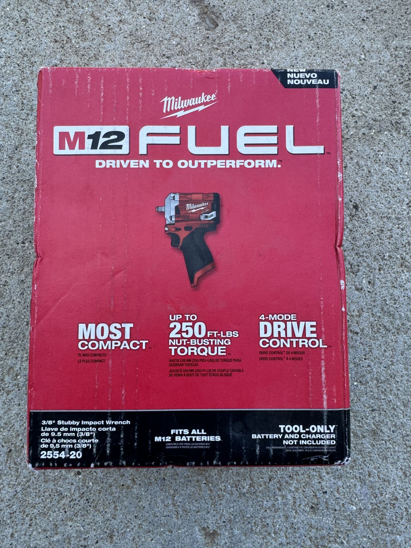 Milwaukee M12 Fuel 3/8” Stubby Impact Wrench