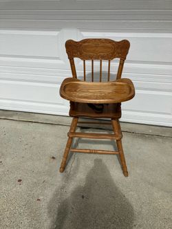 Wood High Chair