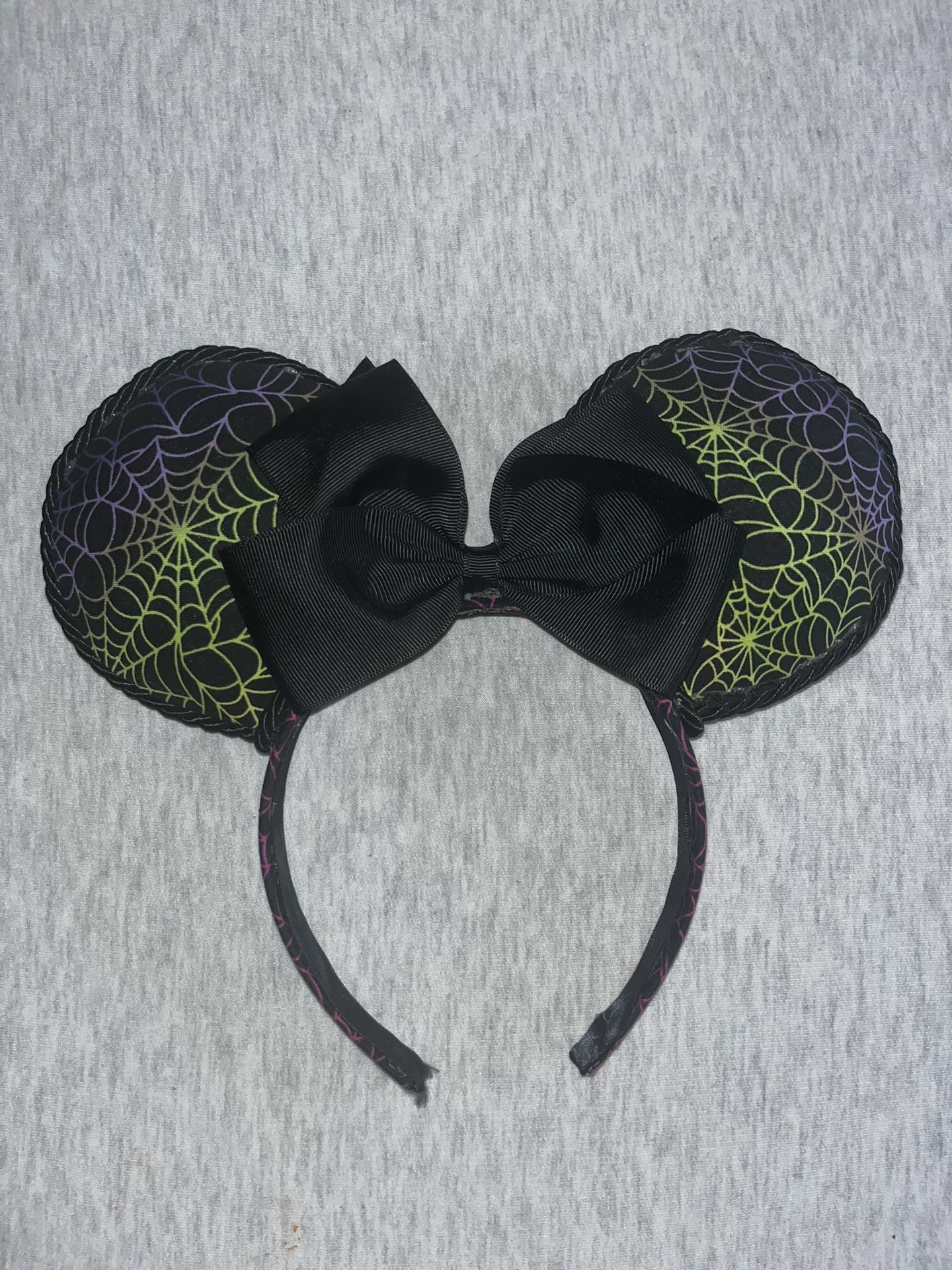 Handmade Spiderweb Disney Ears