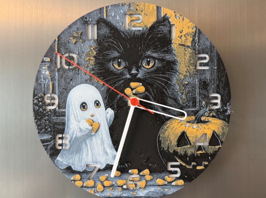 cat clock