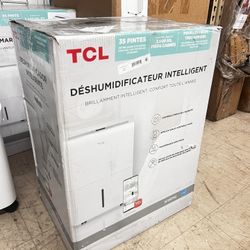 35 Pint Smart Dehumidifier, 3,500 sq. ft., White, New in Box
