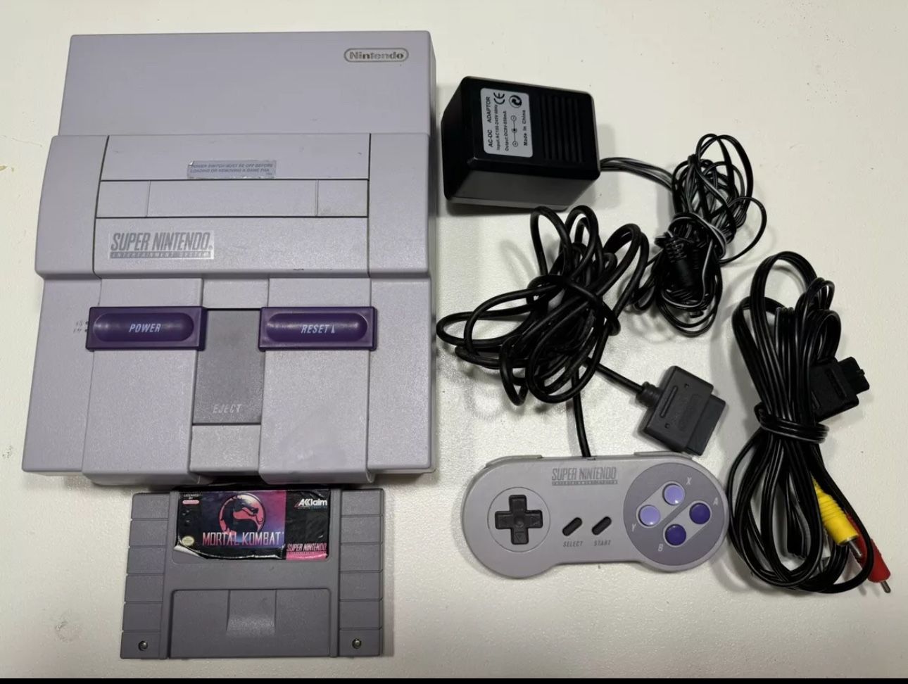 Super Nintendo Mortal Kombat Bundle