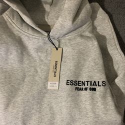 ESSENTIALS Fear of God Crewneck Sweatshirt – Light Grey – – Brand new
