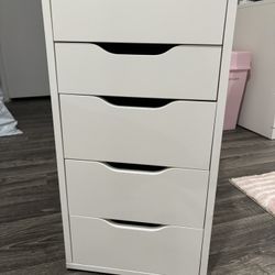 White IKEA Drawer Unit