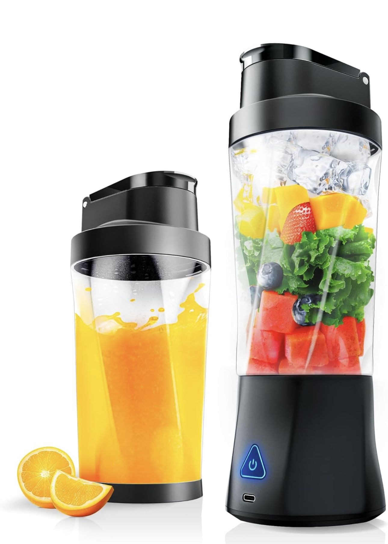 Portable Blender, Cordless, 24oz