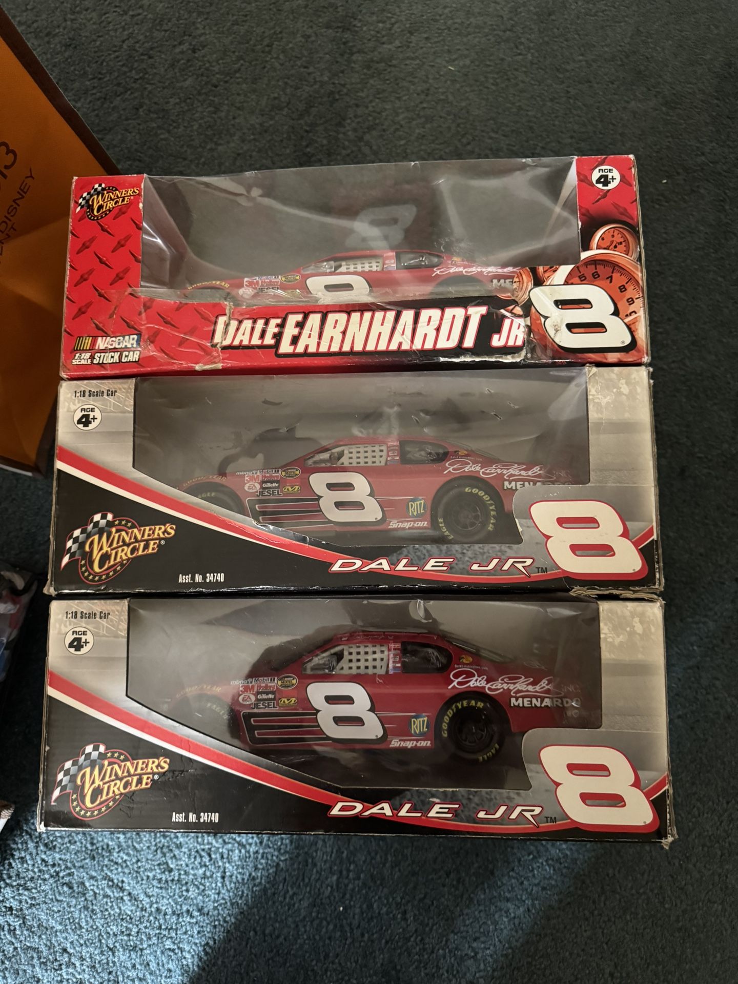 NASCAR Dale Earnhardt Jr Die Cast 1:18 Scale Cars New