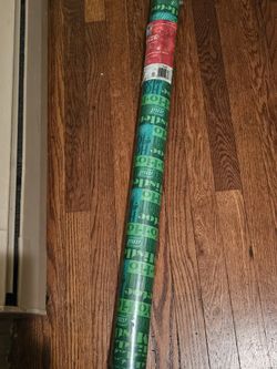 New, never used, 3ft by 33.3 yard thick  Christmas wrapping paper.
