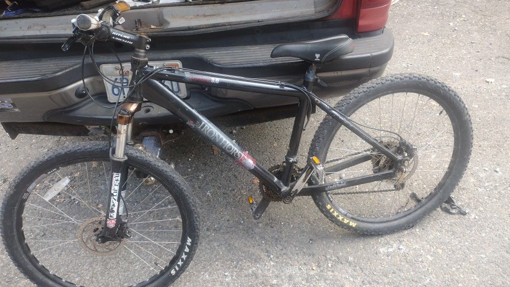 Iron Horse Mountain Bike With Disc Brakes And Electric Bike With Disc Brakes E-bike I Want 50 For The Iron Horse I Want 200 For E-bike