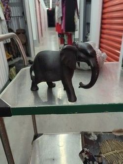 Hand Crafted Wooden Elephant Statue Sculpture Rosewood Used Decoration