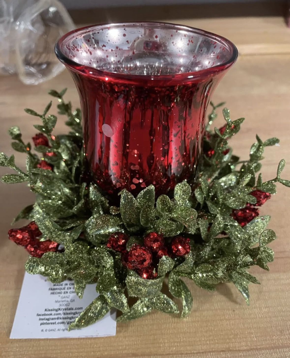 Mistletoe Candle Holder 