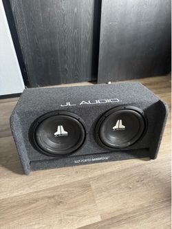 Full JL audio sub set up (no wiring)