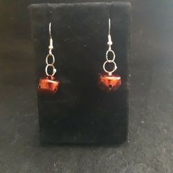 Red Jingle Bell Earrings Christmas Holiday 