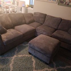 4pcs SECTIONAL SOFA W/OTTOMAN