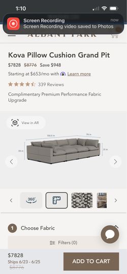 Large sectional