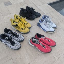 Shoes  Air Jordan Retro 3 & 4 &  Nike  Air Max Plus & Nike TN Siren  Red  & Giannis Immorality 4s