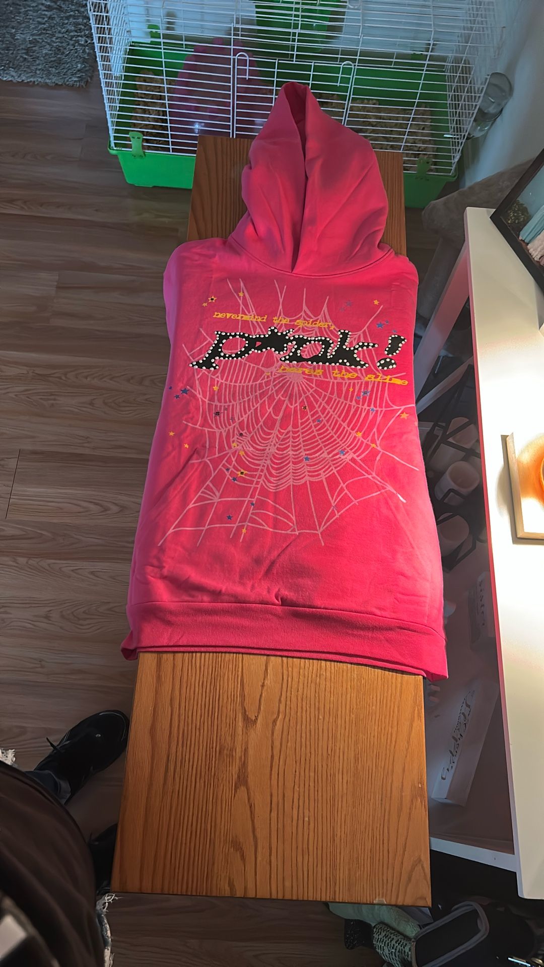 Pink Spider Hoodie