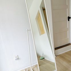 CB2 Beautiful Full Length Mirror w/hooks