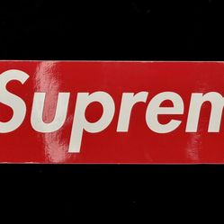 Supreme Box Logo Sticker (Red) — Set of 6 — Authentic Hypebeast Deadstock