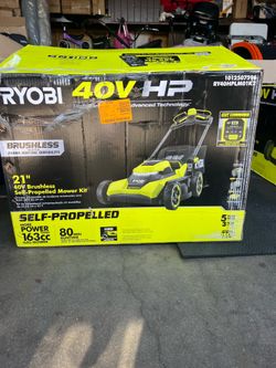 Ryobi 40V HP Brushless 21” Self-Propelled Lawn Mower  New