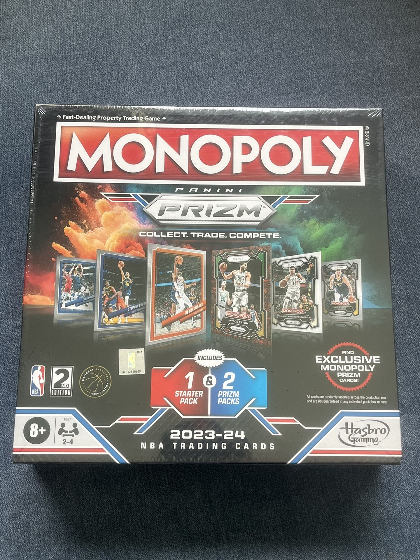 Monopoly Prizm: NBA 2nd Edition Board Game -Factory Sealed-