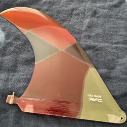 Rainbow Fin Company One-of-a-kind Stained Glass Surfboard Fin 8.75”
