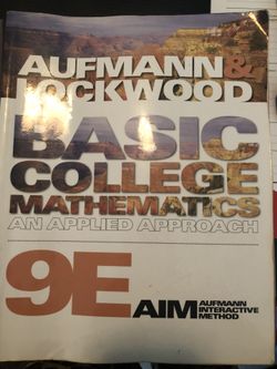 Aufmann Lockwood Mathematics