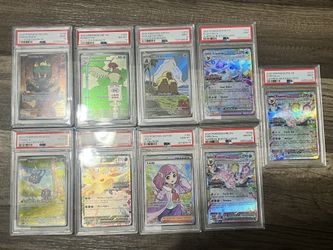 PSA POKEMON SLABS DIFFERENT PRICES