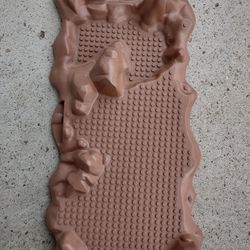 Vintage Mega Bloks Brown 16” Rocky Mountain Terrain Base Plate 1993 