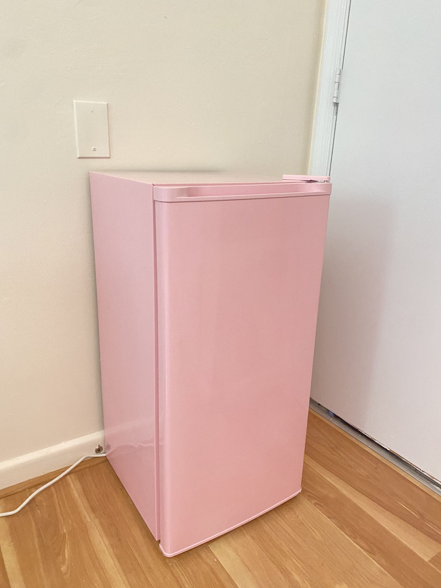 Brand New Baby Pink Mini Fridge