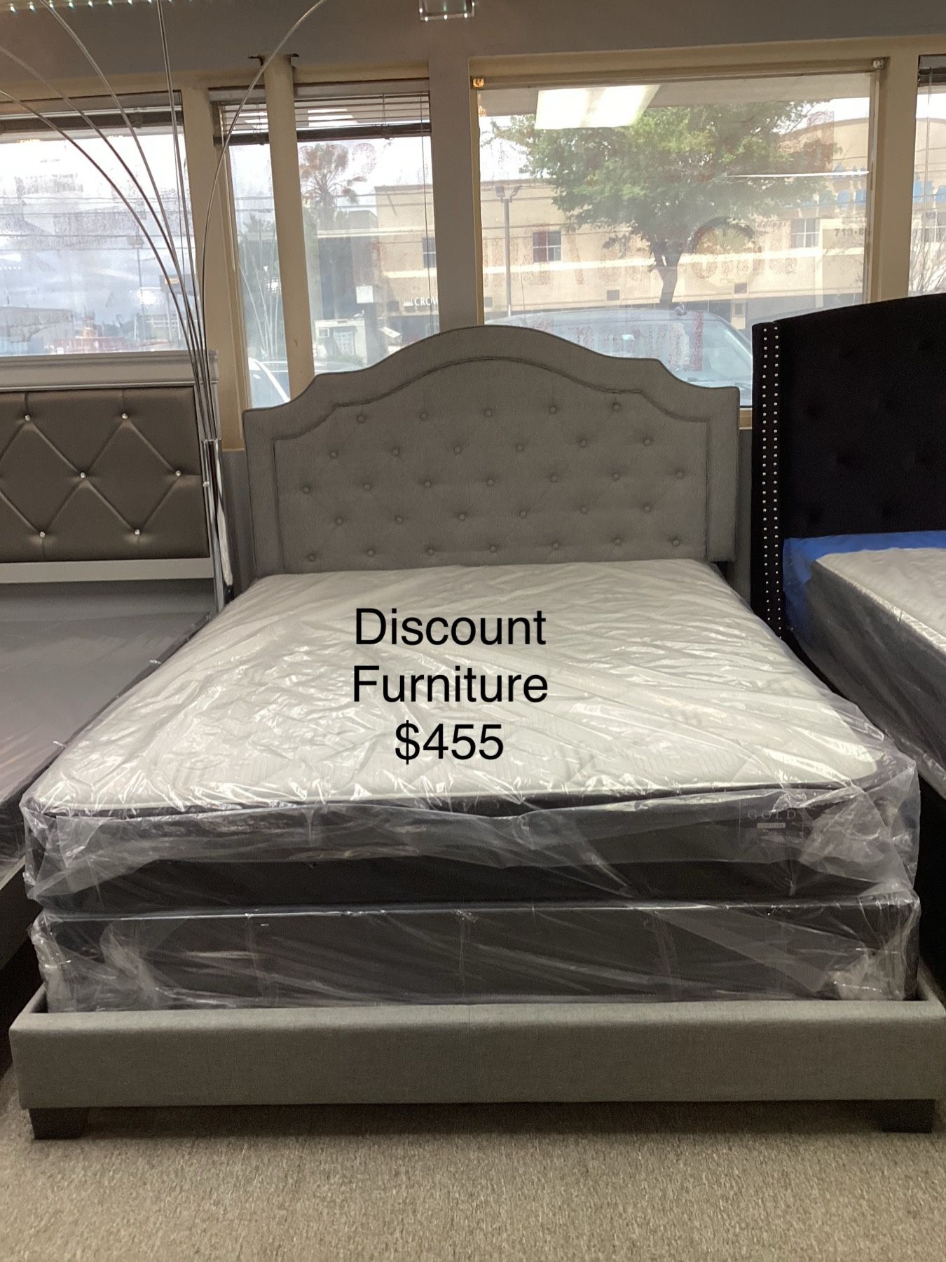 Queen Size Bed And Mattress Set SALE