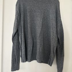 Grey Mock Neck Sweater