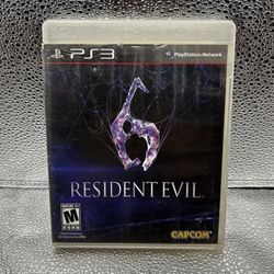 Resident Evil 6 Sony PlayStation 3 PS3, TESTED & WORKING!