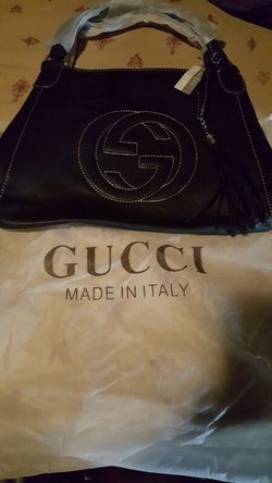Leather Gucci hand bag new with dust bag