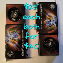 2 BFG GeFORCE GTX 725 Video Cards $25 each both for $40