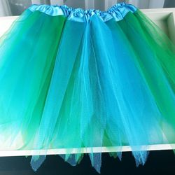Blue Green Tutu Skirt for Baby or Toddler