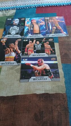 AEW CANVAS CARDS