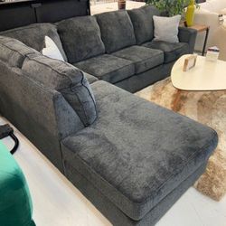 Altari Slate & Alloy Sectional ASHLEY Brand New Couch 