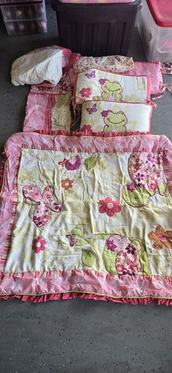 Baby girl Crib Set