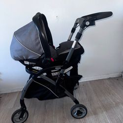 Graco Baby Car Seat + Travel Stroller