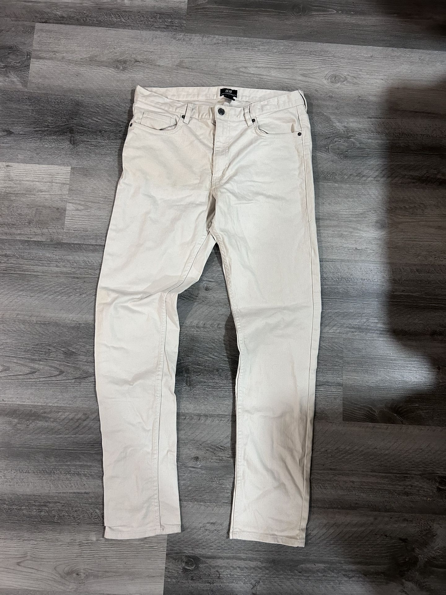 H&M Cream Men Jeans 