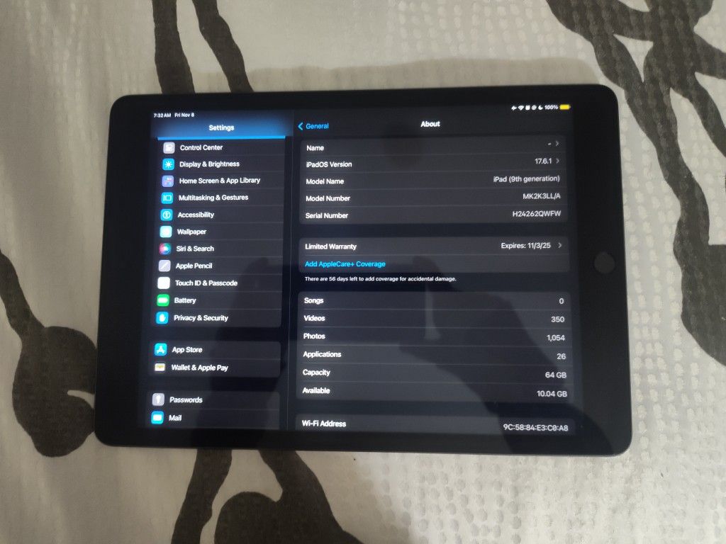 iPad 9th Generation