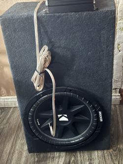 Sub woofer+ box and amp